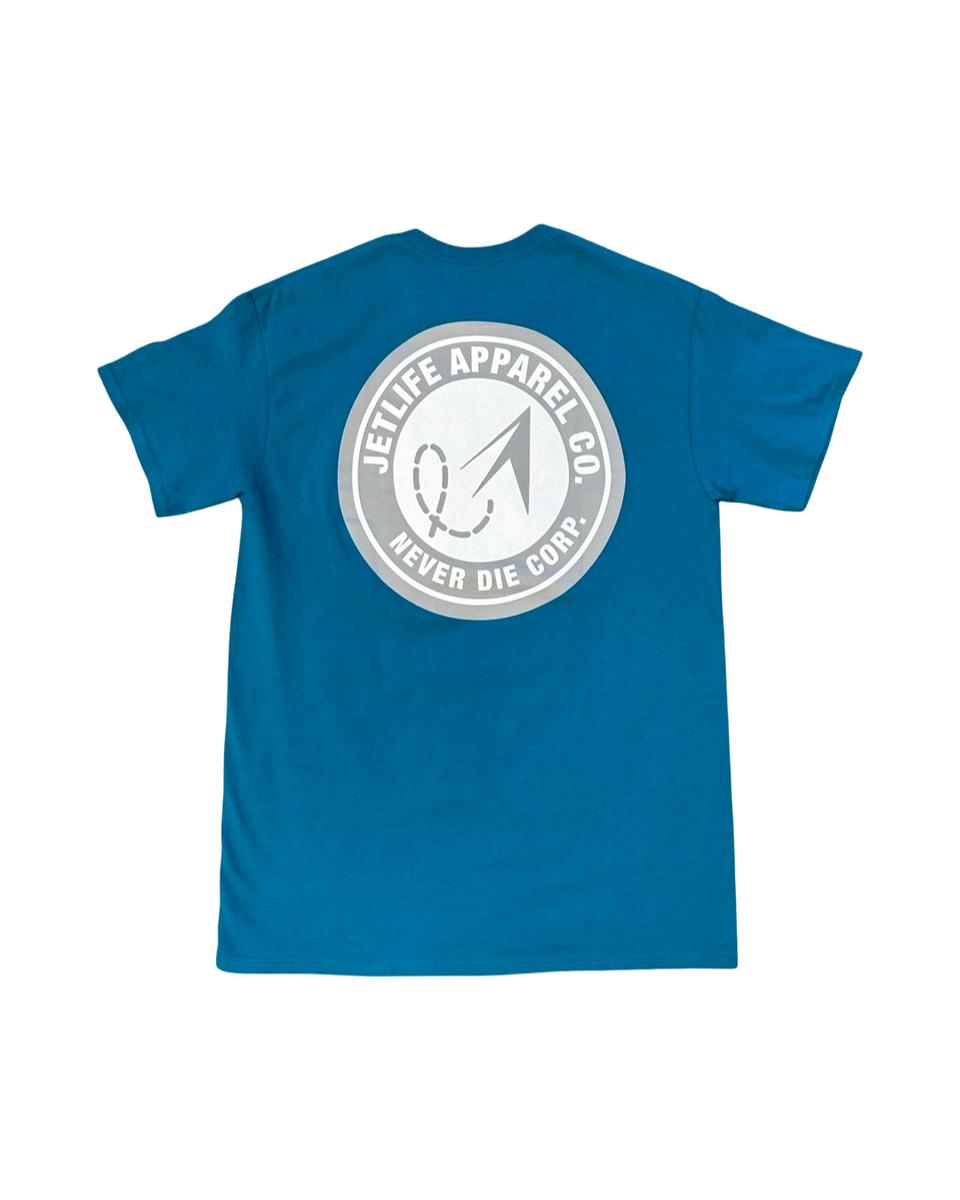 Jet Life "SMOKE TRAILS" S/S [TEAL] JET LIFE APPAREL