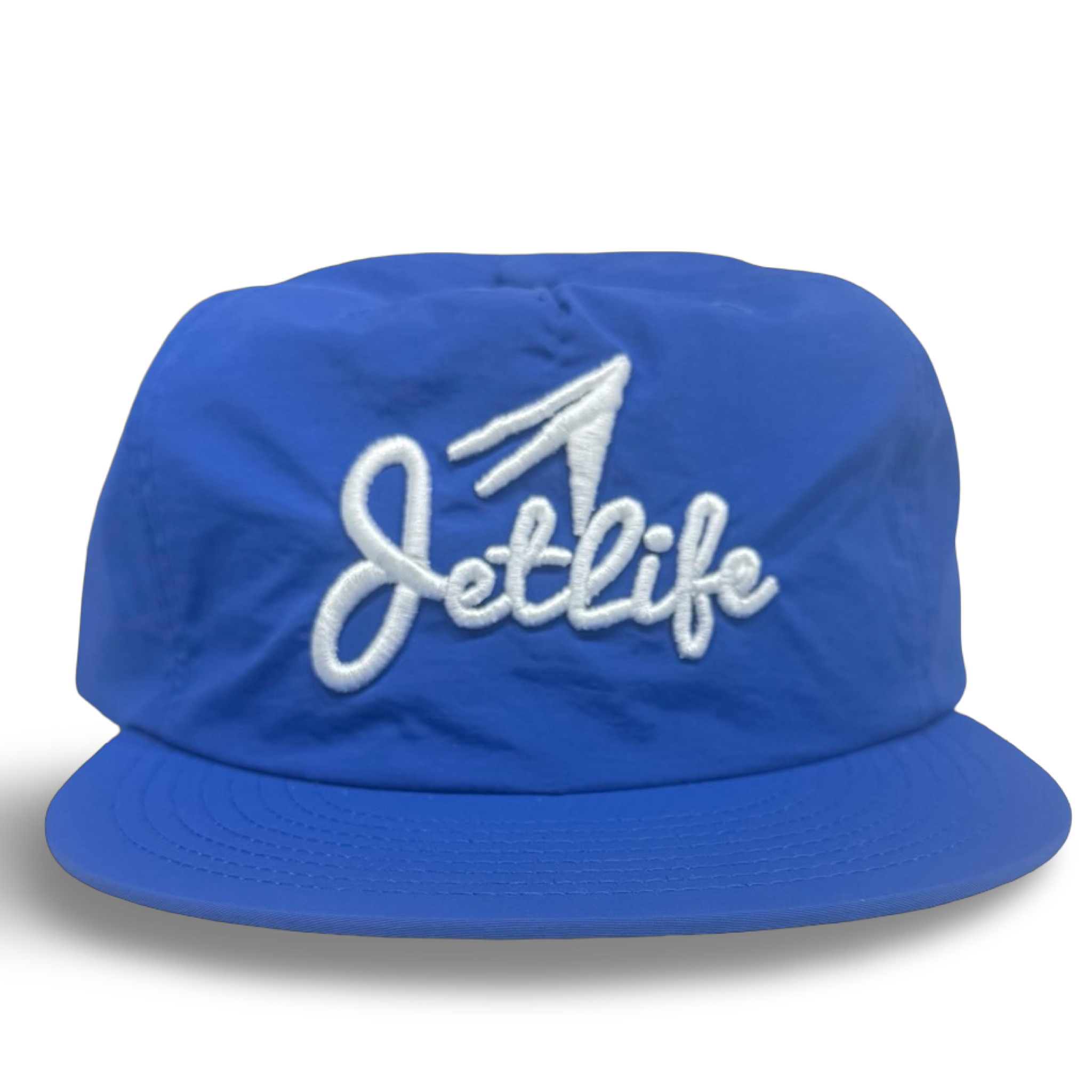 JET LIFE “PRIMARY STUNTERS” NYLON SNAPBACK [BLUE] – JET LIFE APPAREL