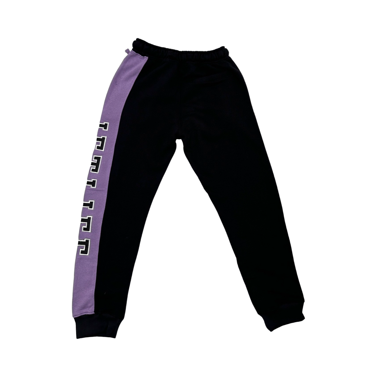 Black and purple online sweatpants