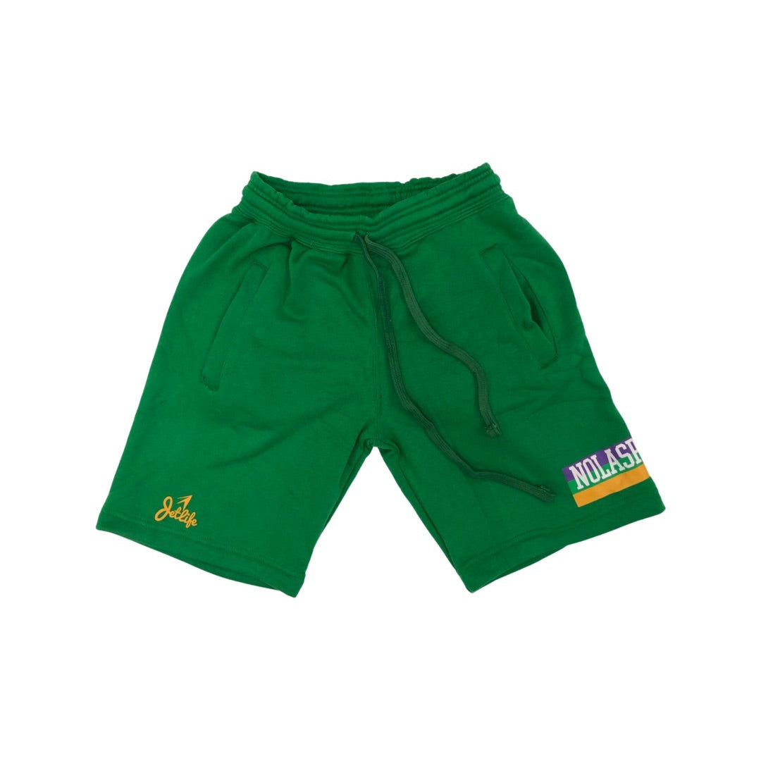 Jet Life X Nola Sport SHORTS [GREEN] – JET LIFE APPAREL