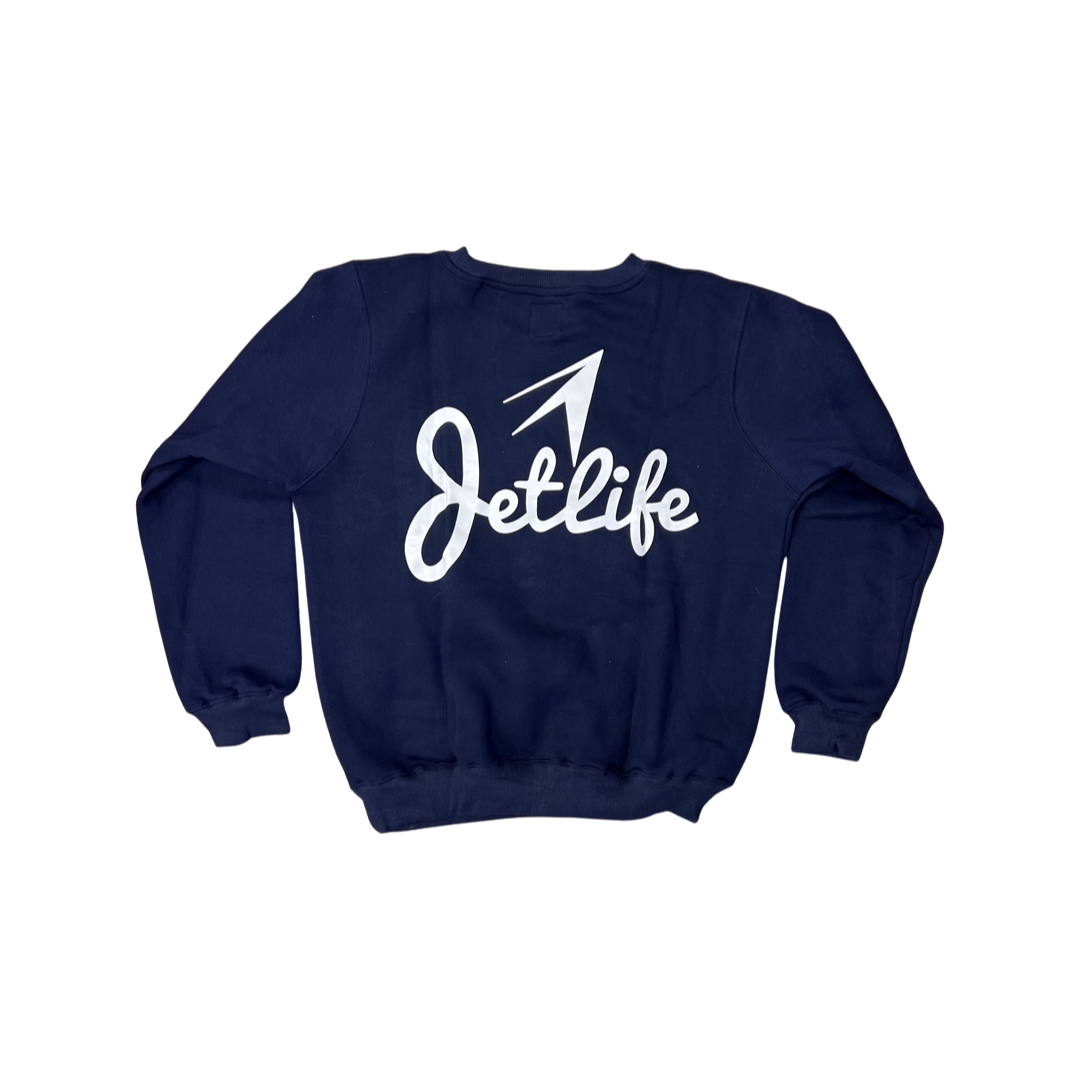 JET LIFE "OG" CREWNECK [NAVY] JET LIFE APPAREL