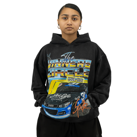 Jet Life " Winners Circle Tour" Hoodie [Vintage Black]
