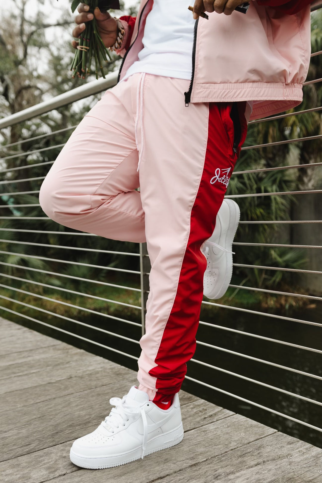 JET LIFE TRACK PANTS [PINK/RED]