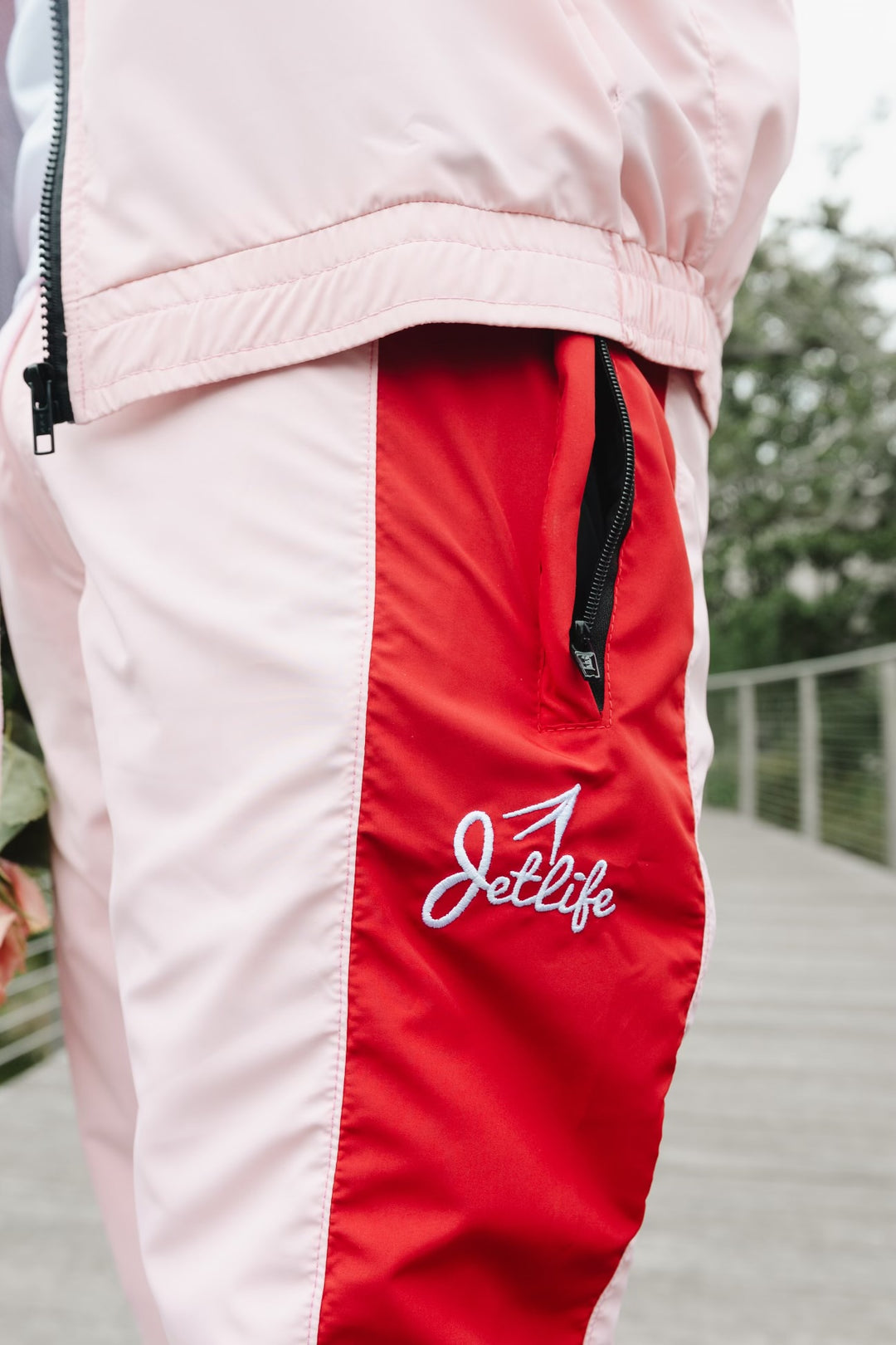 JET LIFE TRACK PANTS [PINK/RED]