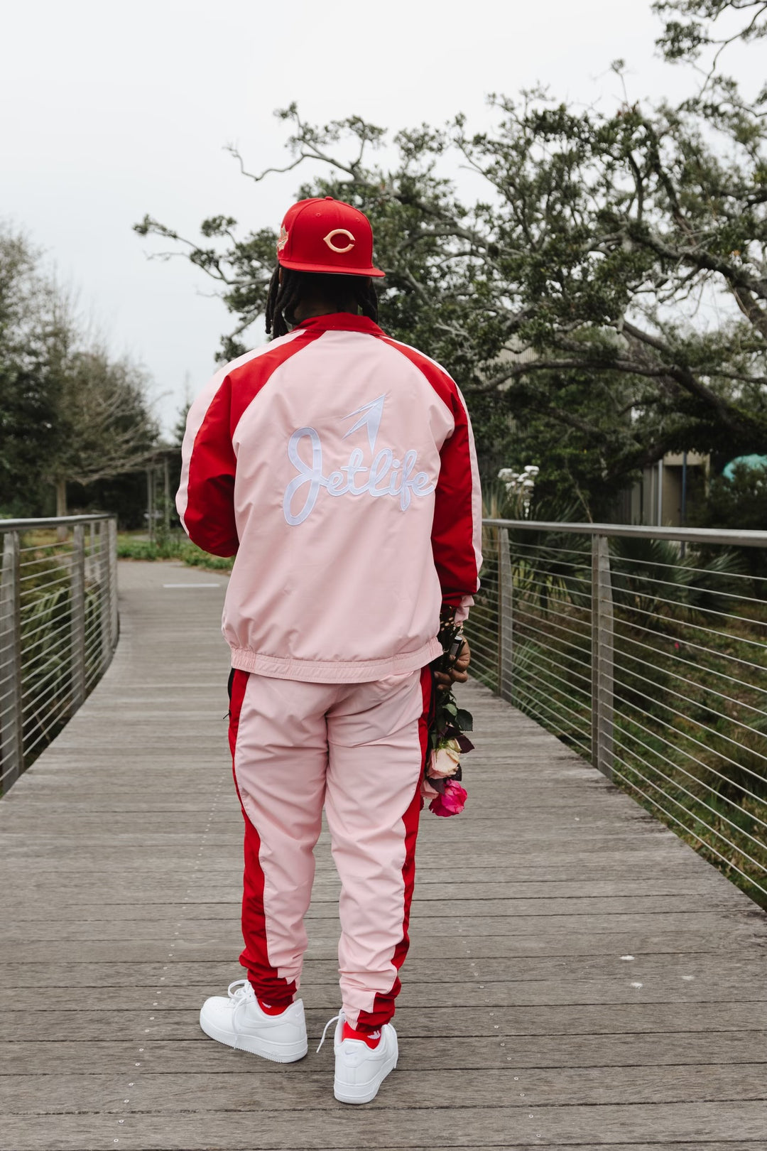 JET LIFE TRACK JACKET [PINK/RED]