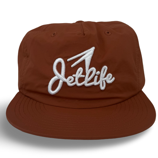 JET LIFE “PRIMARY STUNTERS” NYLON SNAPBACK [BROWN]
