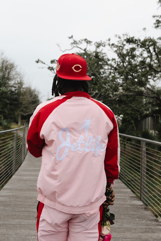 JET LIFE TRACK JACKET [PINK/RED]