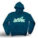 Jet Life "GRAFFITI" HOODIE [TEAL/GREEN]