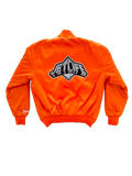 JET LIFE "DIAMOND" SATIN JACKET [ORANGE]