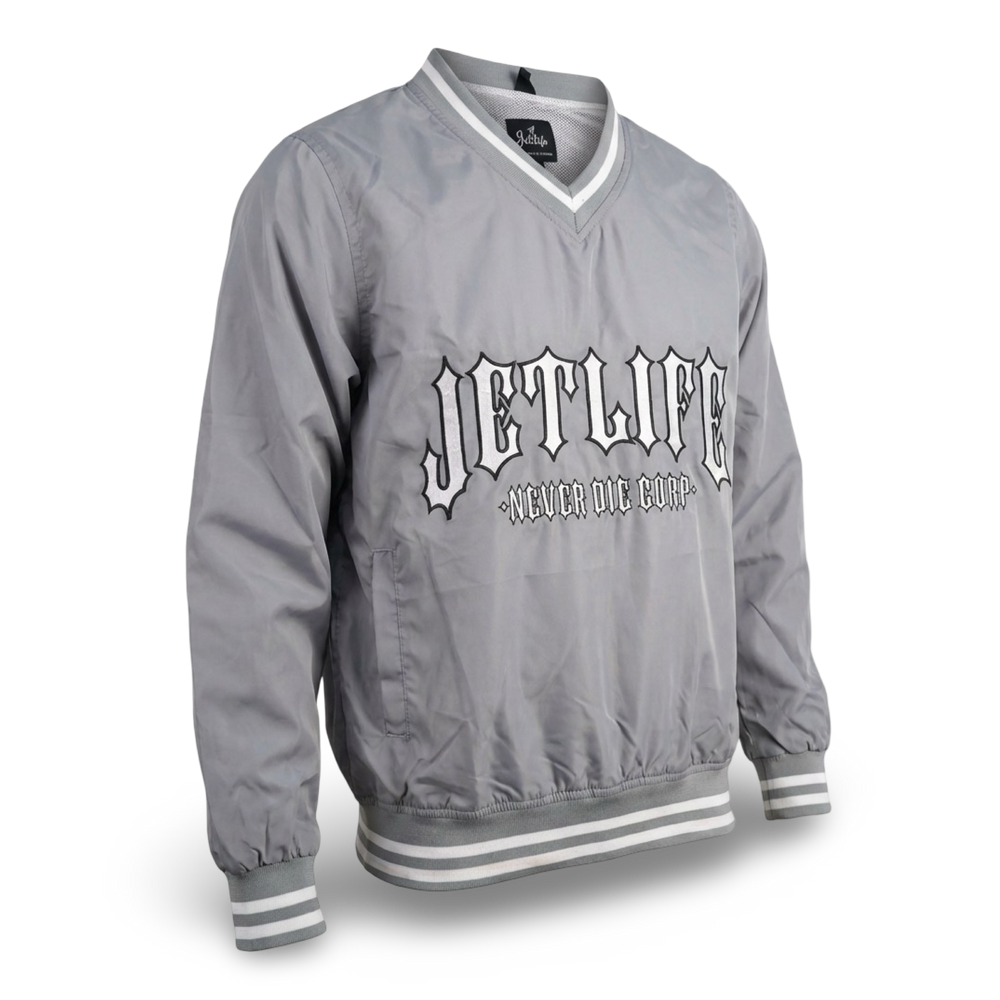 Jet Life "EYL" Track Pullover [SILVER]