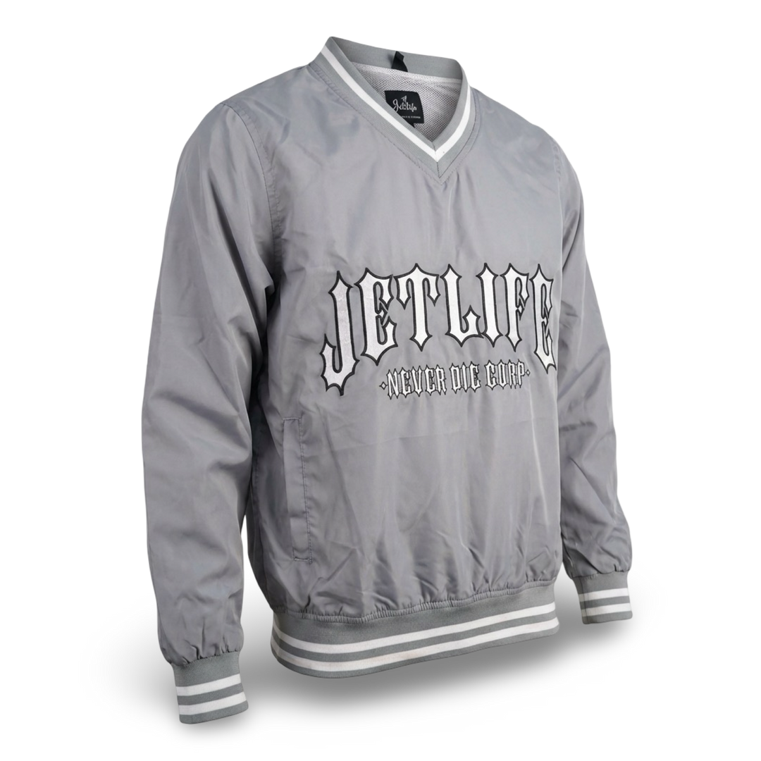 Jet Life "EYL" Track Pullover [SILVER]