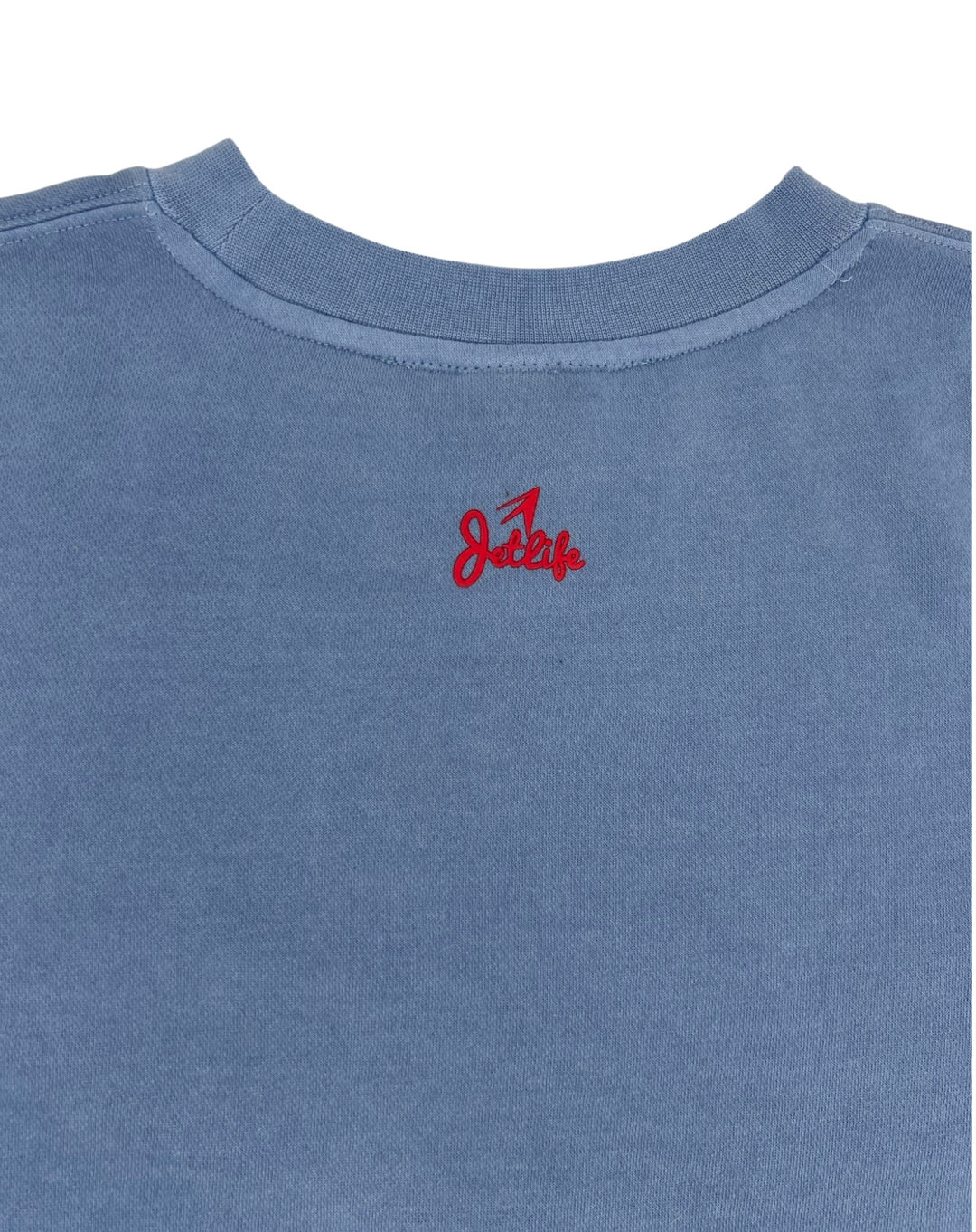 JET LIFE "HEARTBEAT" CREWNECK [POWDER BLUE]