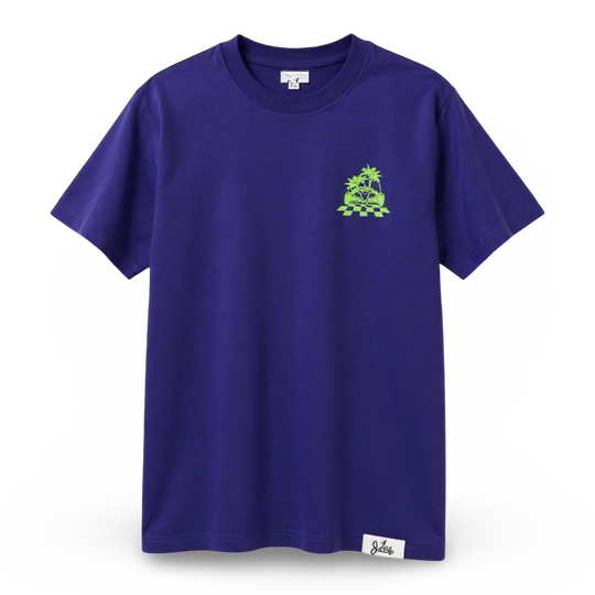 Jet Life "INDI" Tee | PURPLE & LIME