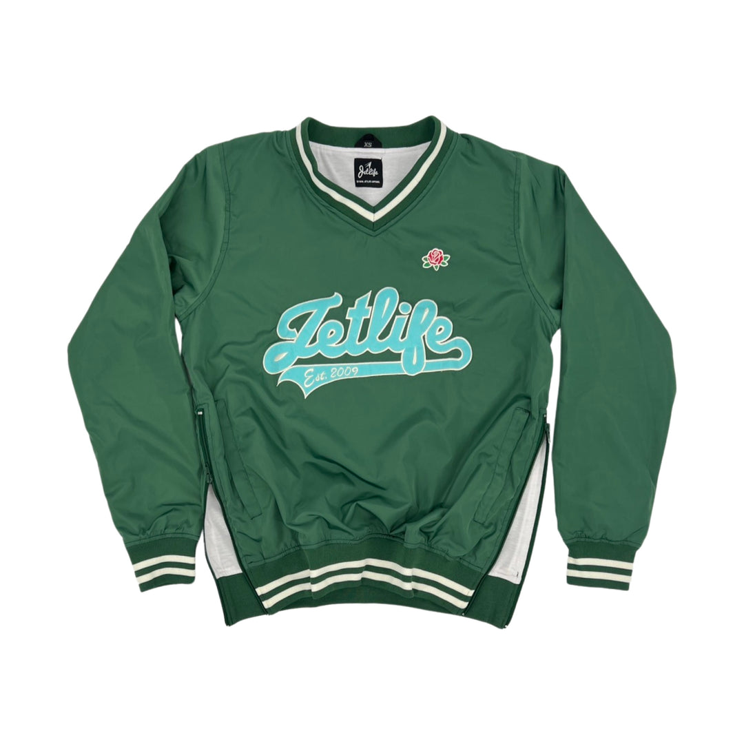 Jet Life "Signature" Pullover Track Jacket [SPRING GREEN]