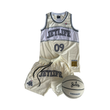 Jet Life "TWINJETTZZ" BASKETBALL SHORTS [CREAM]