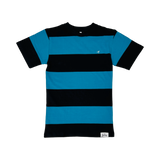 JET LIFE " BIG STRIPES" PREMIUM  [BLACK & TURQUOISE]