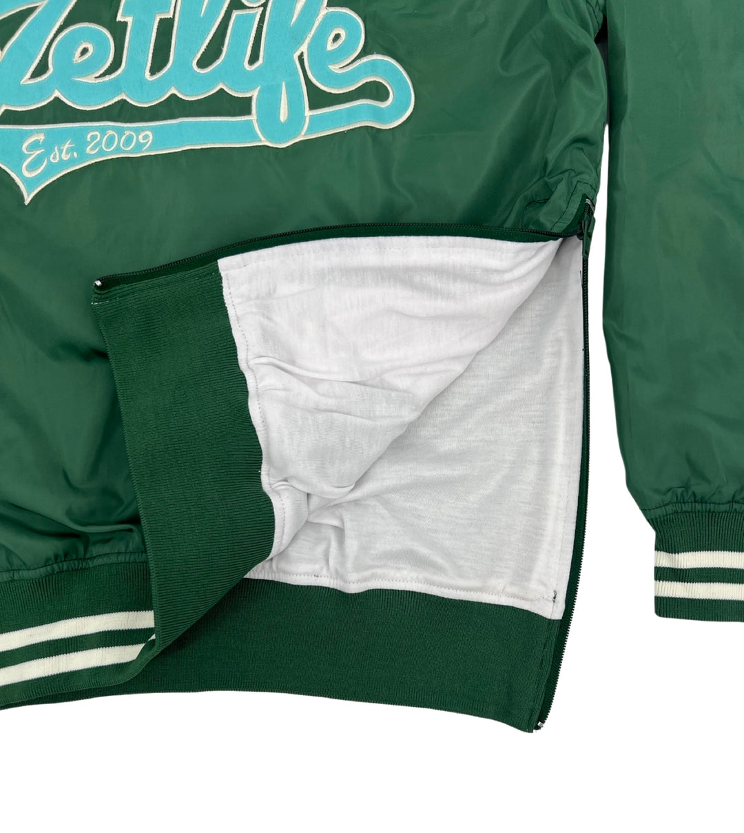 Jet Life "Signature" Pullover Track Jacket [SPRING GREEN]