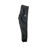 JET LIFE LEATHER TRACK PANT [BLACK]