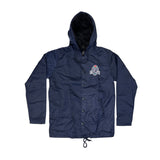“Courtside" COACH JACKET HOODED [NAVY]