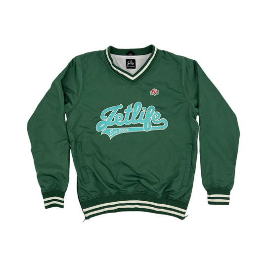 Jet Life "Signature" Pullover Track Jacket [SPRING GREEN]