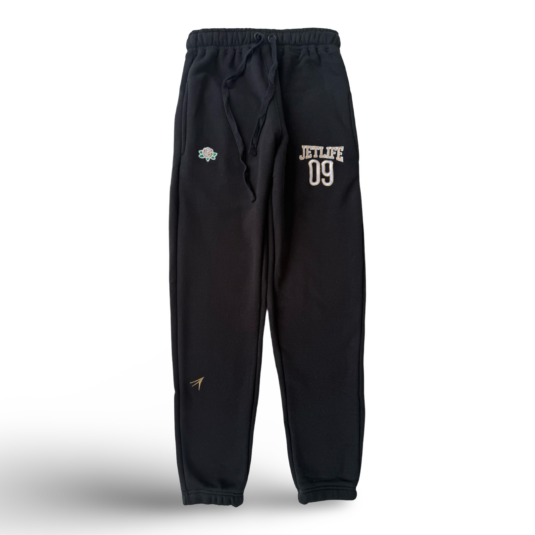 Jet Life "LIFER" SWEATPANTS [BLACK/GOLD]