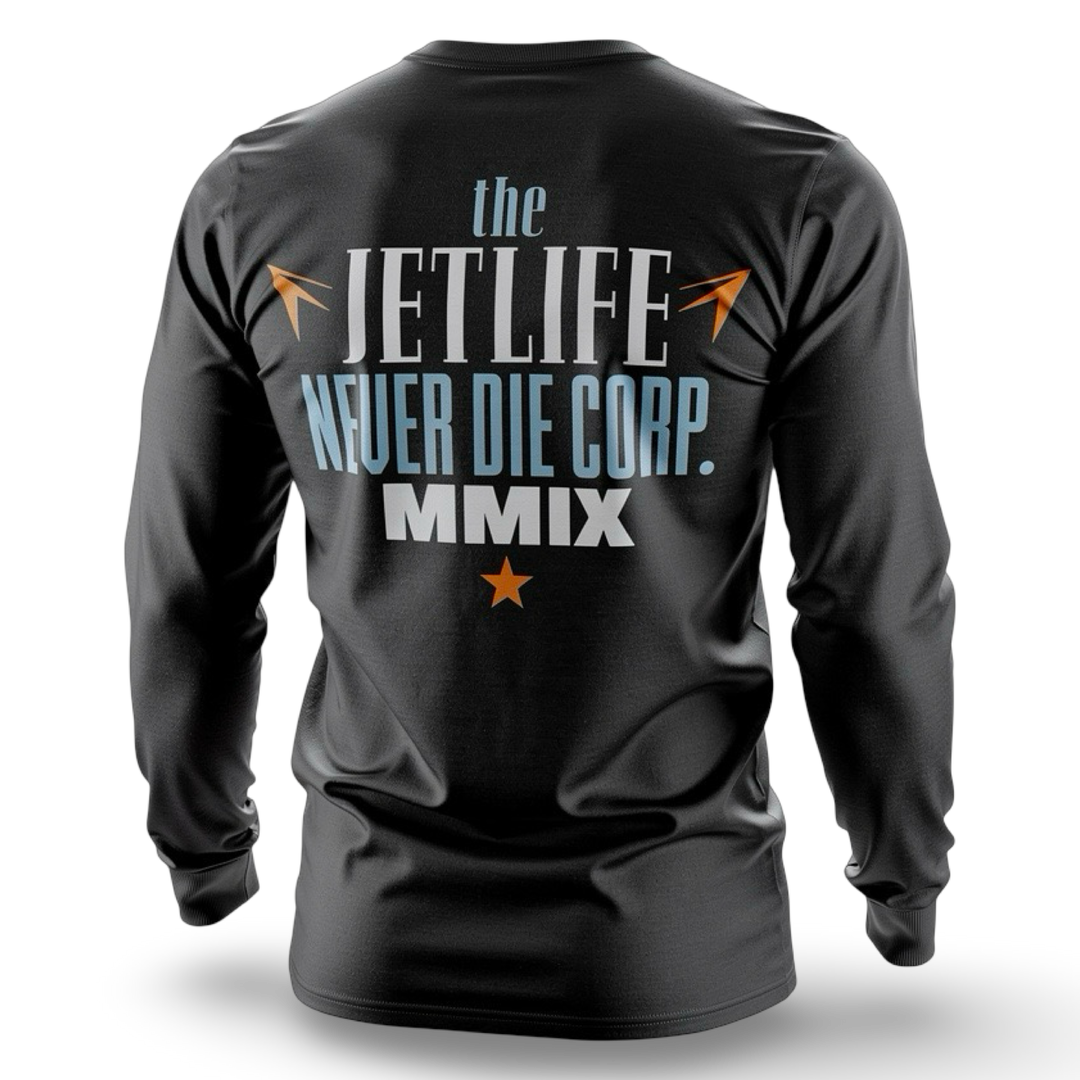 Jet Life "CORPORATE" L/S [BLACK]