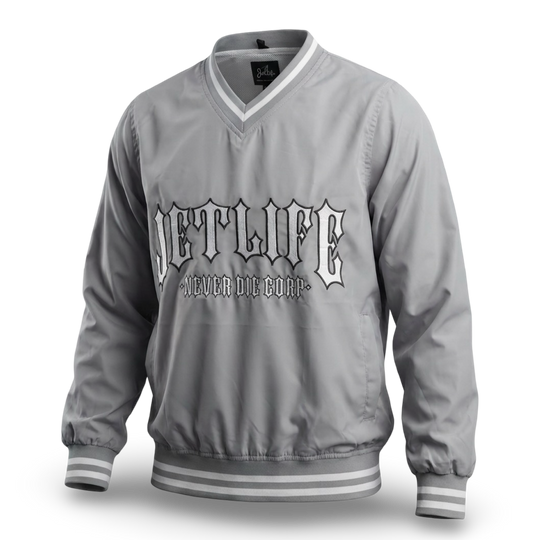 Jet Life "EYL" Track Pullover [SILVER]