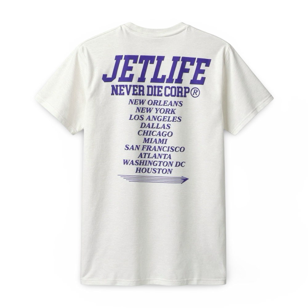 Jet Life "CITY TOUR" S/S [WHITE]