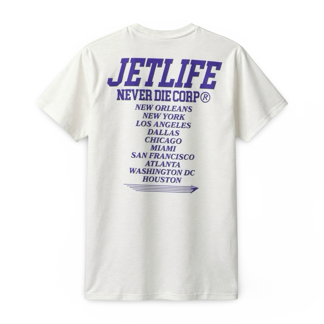 Jet Life "CITY TOUR" S/S [WHITE]