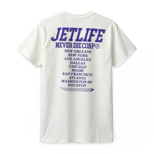 Jet Life "CITY TOUR" S/S [WHITE]