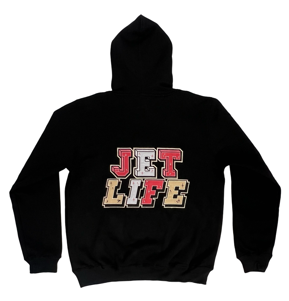 Jet Life  "BOX" HOODIE [BLACK]