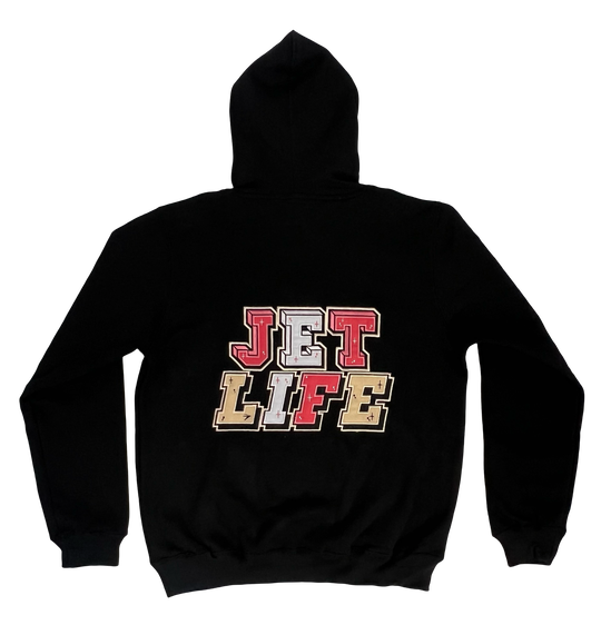 Jet Life  "BOX" HOODIE [BLACK]