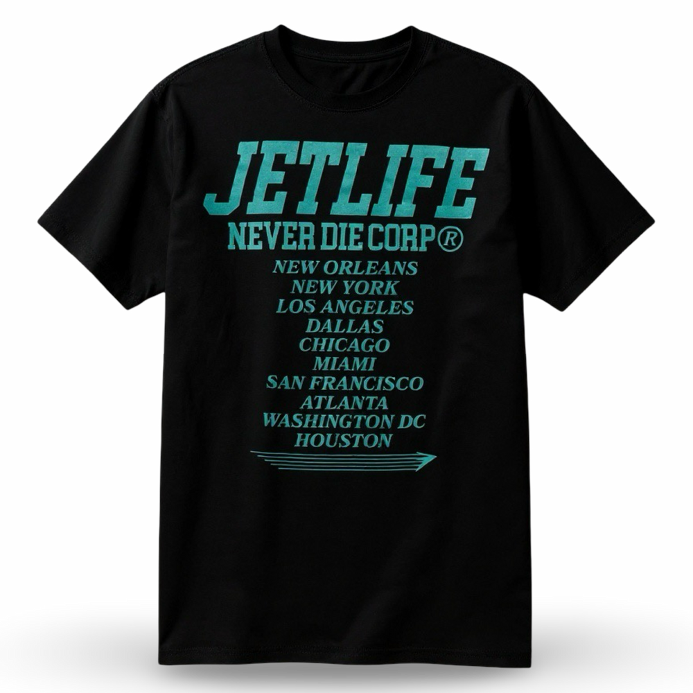Jet Life "CITY TOUR" S/S [BLACK]