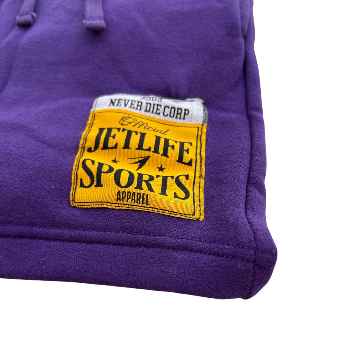 JET LIFE SPORTS "PURPLE" COTTON SHORTS