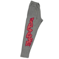 Jet Life "GRAFFITI" SWEATPANTS [HEATHER/CORAL]