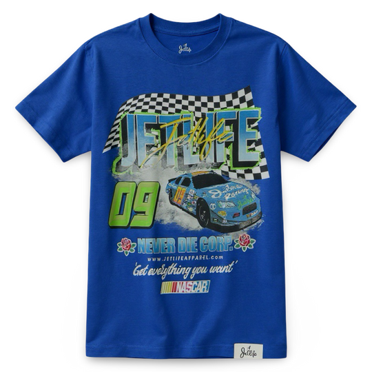JET LIFE X NASCAR "STOCKCAR" S/S [ROYAL]