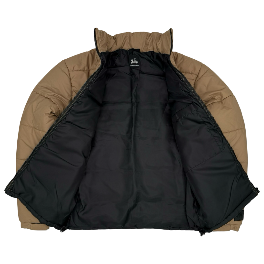 JET LIFE "PUFFER" JACKET [TAN]