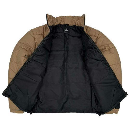 JET LIFE "PUFFER" JACKET [TAN]