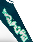 Jet Life "GRAFFITI" SWEATPANTS [TEAL/GREEN]