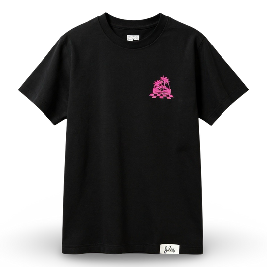 Jet Life "INDI" Tee | BLACK & HOT PINK