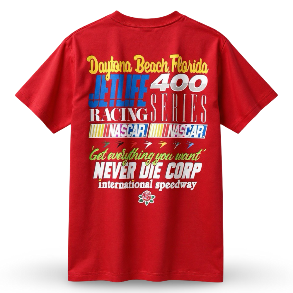 JET LIFE X NASCAR "DAYTONA" S/S [RED]