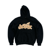 Jet Life "GRAFFITI" HOODIE [BLACK/GOLD]