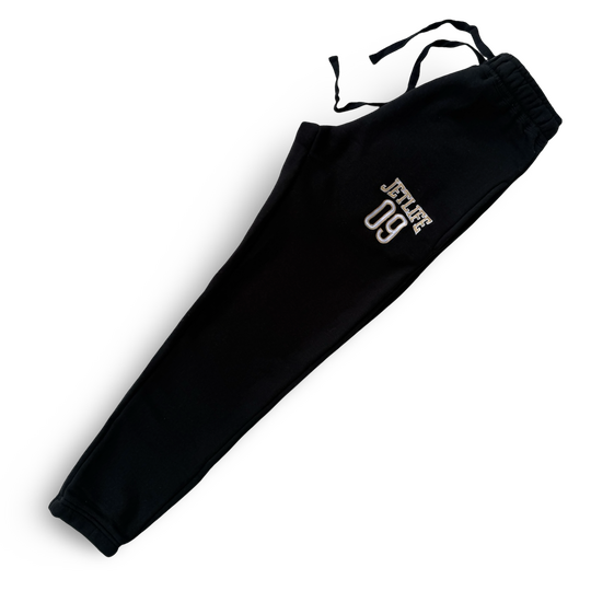 Jet Life "LIFER" SWEATPANTS [BLACK/GOLD]