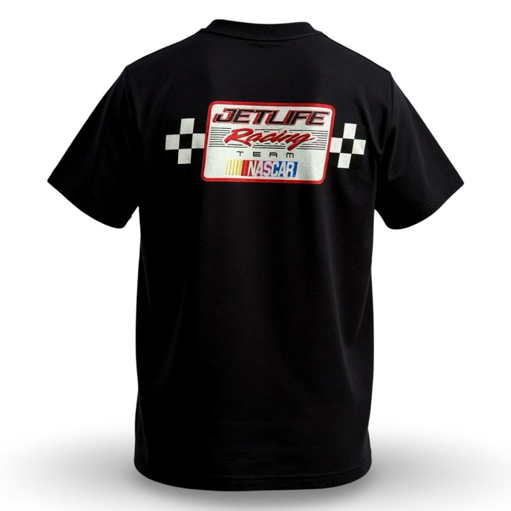 JET LIFE X NASCAR "RACING TEAM" S/S [BLACK]
