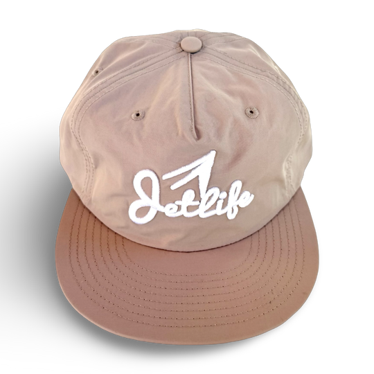 JET LIFE “PRIMARY STUNTERS” NYLON SNAPBACK [DESERT SAND]