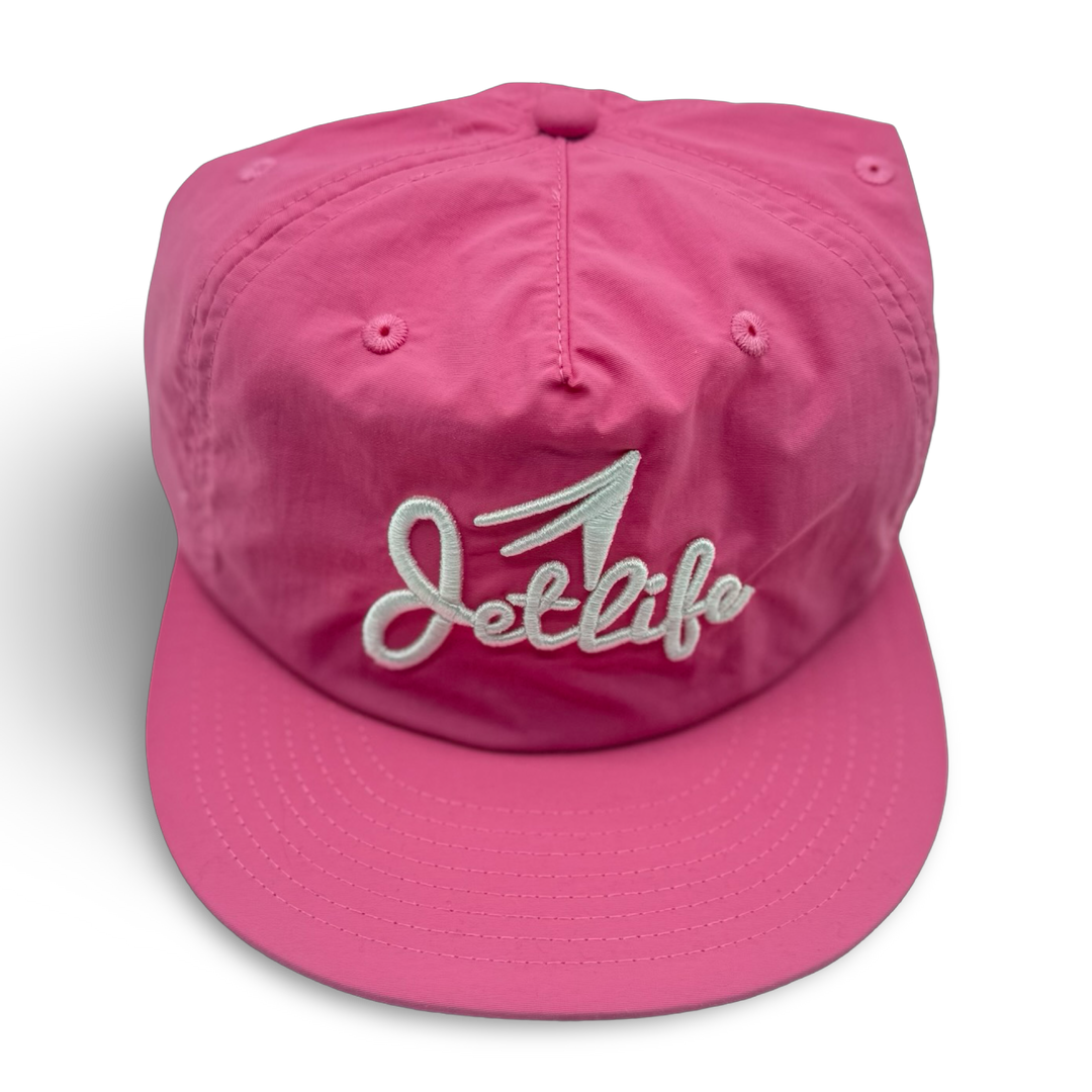 JET LIFE “PRIMARY STUNTERS” NYLON SNAPBACK [SOFT PINK]