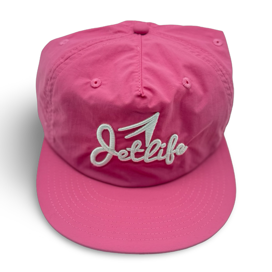 JET LIFE “PRIMARY STUNTERS” NYLON SNAPBACK [SOFT PINK]