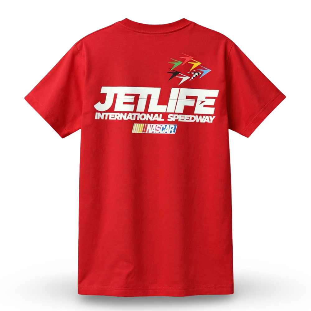 JET LIFE X NASCAR "SPEEDWAY" S/S [RED]
