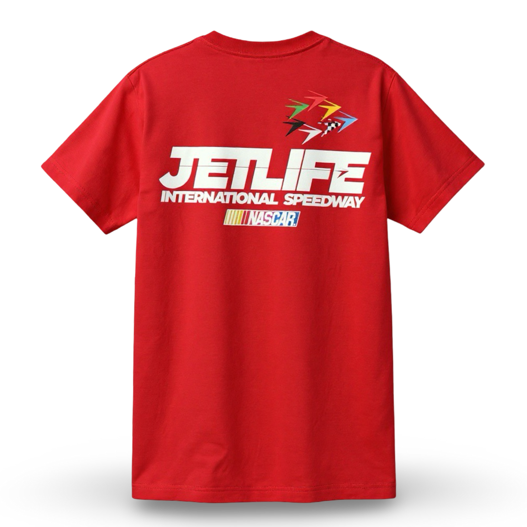 JET LIFE X NASCAR "SPEEDWAY" S/S [RED]