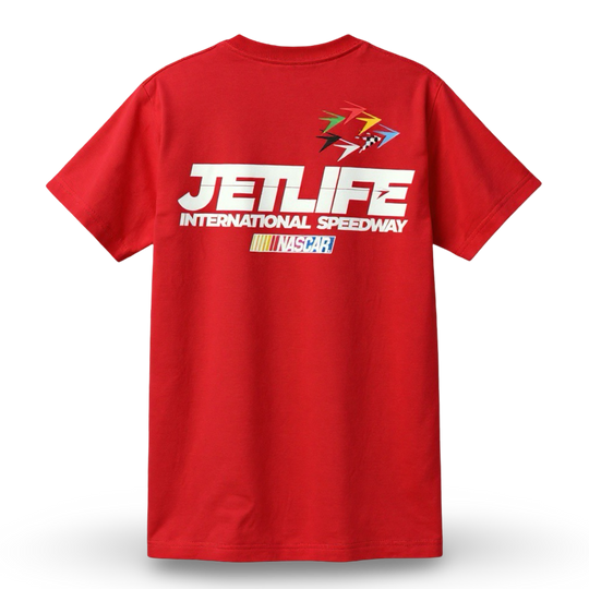 JET LIFE X NASCAR "SPEEDWAY" S/S [RED]